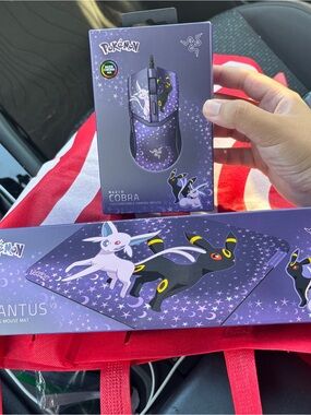 Razer x Pokemon Cobra Wired Gaming Mouse/Pad - Espeon & Umbreon Edition NEW